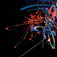 sans titre 
 2019-008. Peinture acrylique sur papier Molotow. 21 x 29.7 cm. 
2019 – Dominique Vial