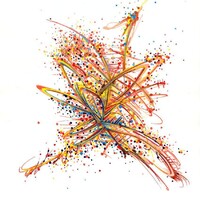 sans titre 
 2019-018. Peinture acrylique sur papier Molotow. 21 x 29.7 cm. 
2019 – Dominique Vial