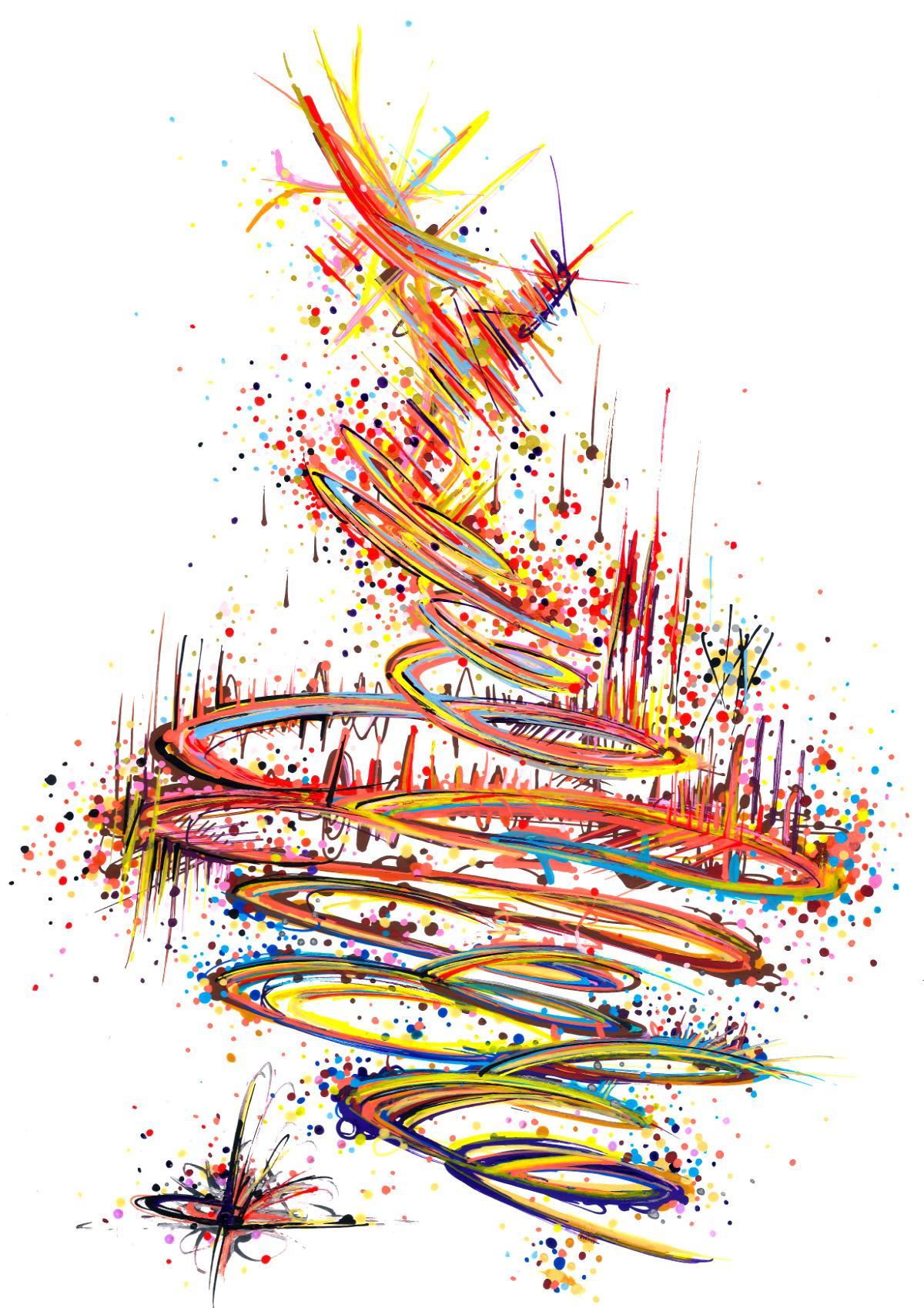 sans titre 
 2019-021. Peinture acrylique sur papier Molotow. 21 x 29.7 cm. 
2019 – Dominique Vial