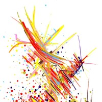 sans titre 
 2019-021. Peinture acrylique sur papier Molotow. 21 x 29.7 cm. 
2019 – Dominique Vial