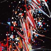 sans titre 
 2019-024. Acrylique sur papier Black Black Fabriano. 24 x 32 cm. 
2019 – Dominique Vial