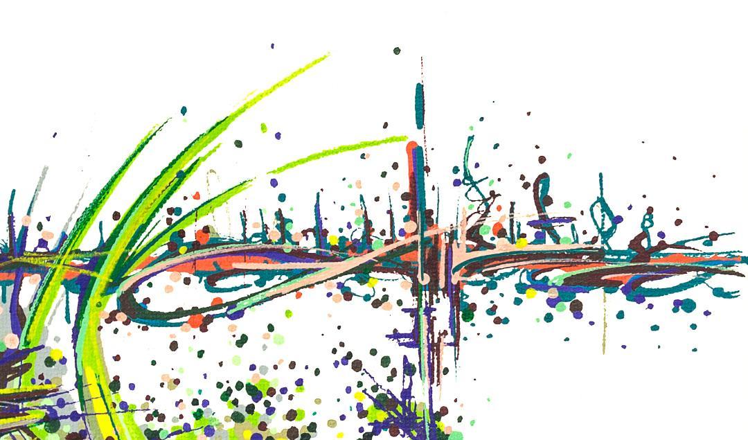 sans titre 
 2019-029. Peinture acrylique sur toile. 41 x 33 cm. 
2019 – Dominique Vial