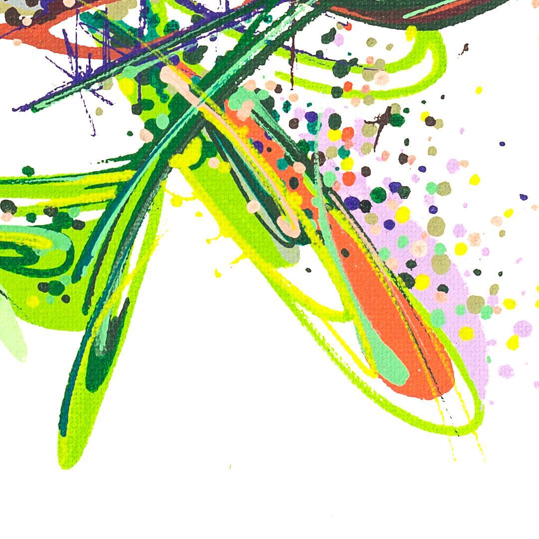 sans titre 
 2019-029. Peinture acrylique sur toile. 41 x 33 cm. 
2019 – Dominique Vial