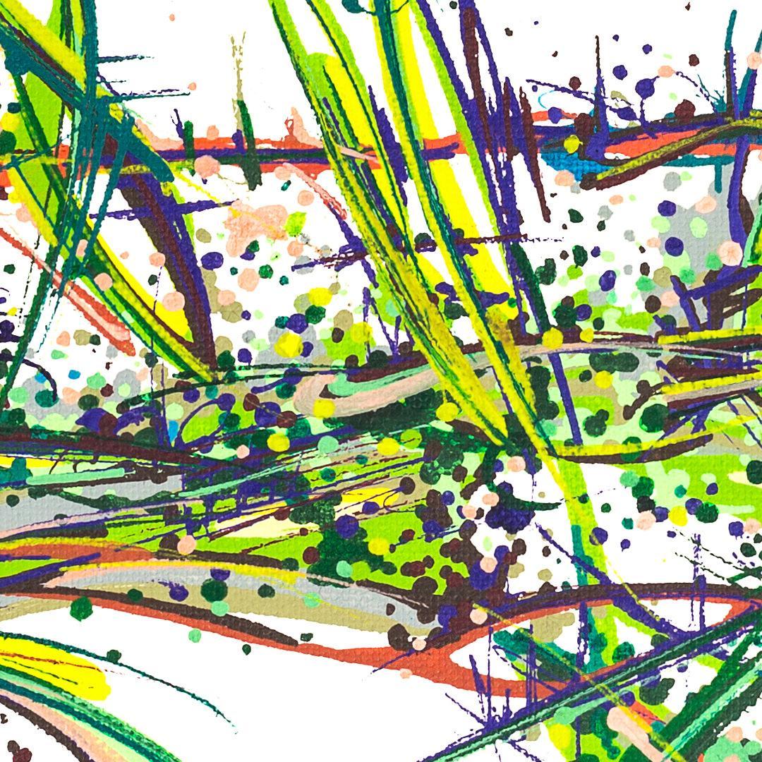 sans titre 
 2019-029. Peinture acrylique sur toile. 41 x 33 cm. 
2019 – Dominique Vial