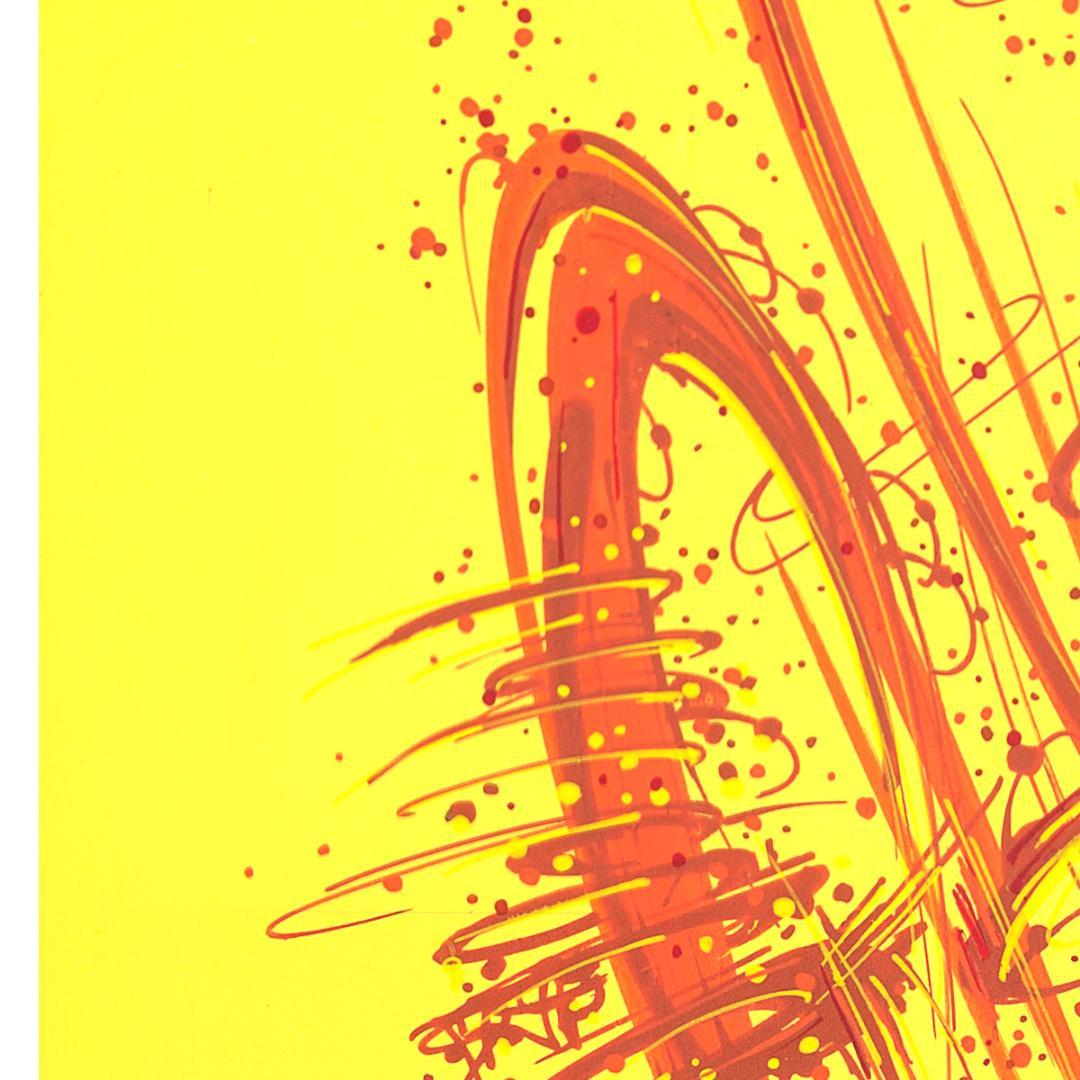 sans titre 
 2019-030. Peinture acrylique sur bois. 22 x 62 cm. 
2019 – Dominique Vial