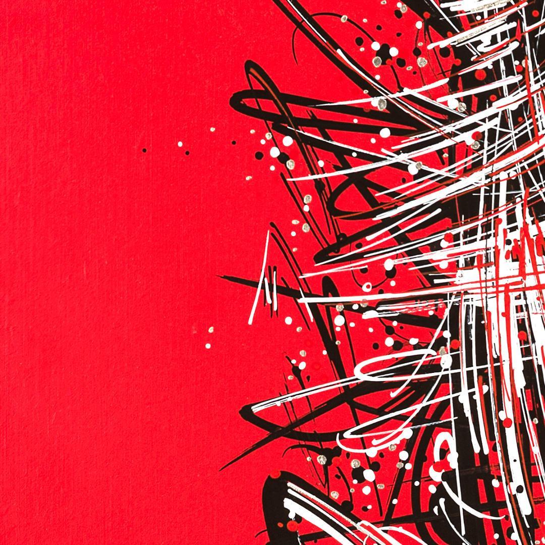 sans titre 
 2019-031. Peinture acrylique sur bois. 22 x 62 cm. 
2019 – Dominique Vial