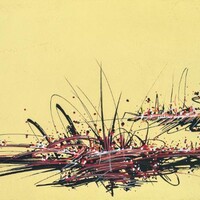 sans titre 
 2019-032. Peinture acrylique sur bois. 62 x 22 cm. 
2019 – Dominique Vial