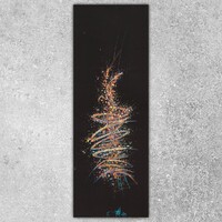 sans titre 
 2019-033. Peinture acrylique sur bois. 40 x 65 cm. 
2019 – Dominique Vial