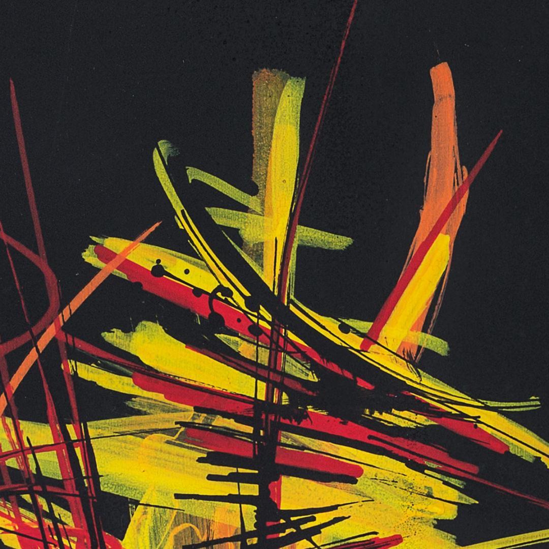 sans titre 
 2019-036. Peinture acrylique sur bois. 40 x 65 cm. 
2019 – Dominique Vial