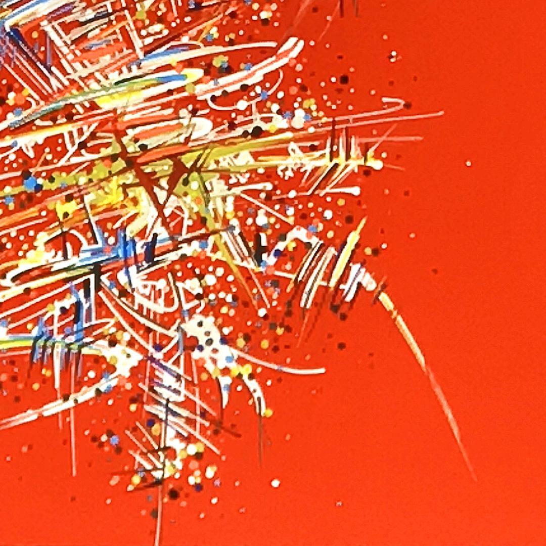 sans titre 
 2019-040. Peinture acrylique sur bois. 22 x 32 cm. 
2019 – Dominique Vial