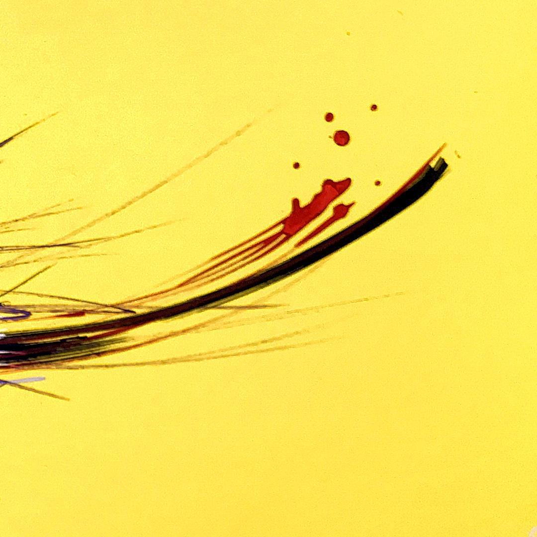 sans titre 
 2019-049. Peinture acrylique sur bois. 62 x 22 cm. 
2019 – Dominique Vial