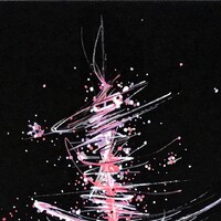 sans titre 
 2019-052. Peinture acrylique sur bois. 22 x 32 cm. 
2019 – Dominique Vial