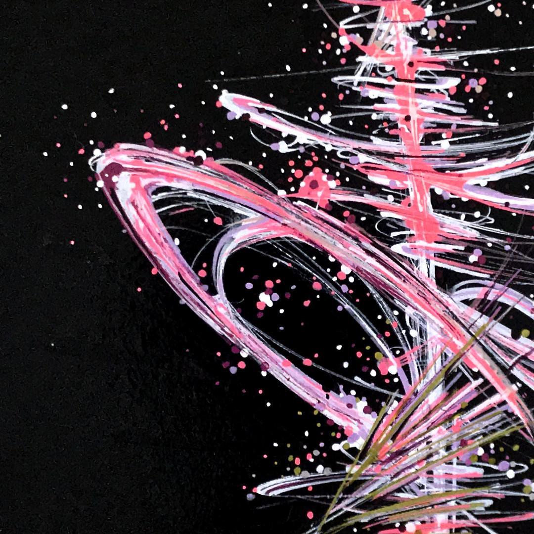 sans titre 
 2019-052. Peinture acrylique sur bois. 22 x 32 cm. 
2019 – Dominique Vial