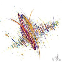 sans titre 
 2019-056. Peinture acrylique sur bois. 20 x 20 cm. 
2019 – Dominique Vial