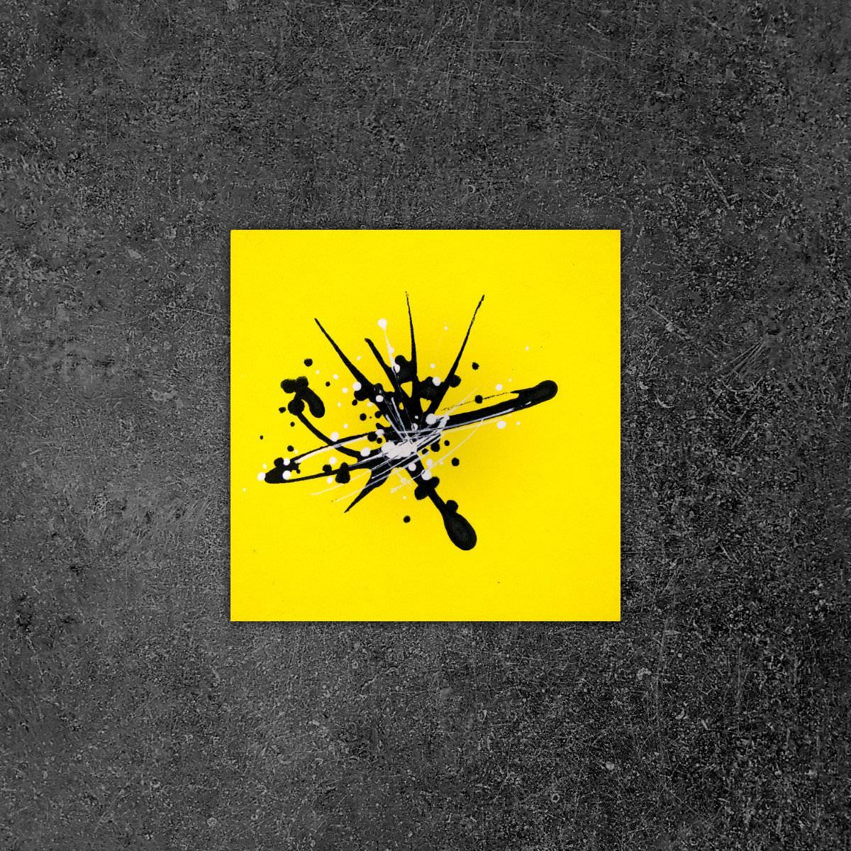 sans titre 
 2019-063. Peinture acrylique sur bois. 10 x 10 cm. 
2019 – Dominique Vial