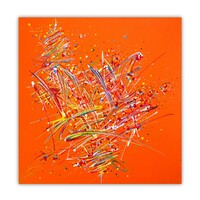 sans titre 
 2019-077. Peinture acrylique sur bois. 20 x 20 cm. 
2019 – Dominique Vial