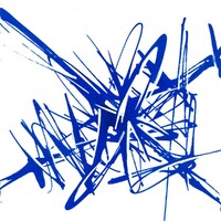 sans titre 
 2019-085. Peinture acrylique sur bois. 10 x 10 cm. 
2019 – Dominique Vial