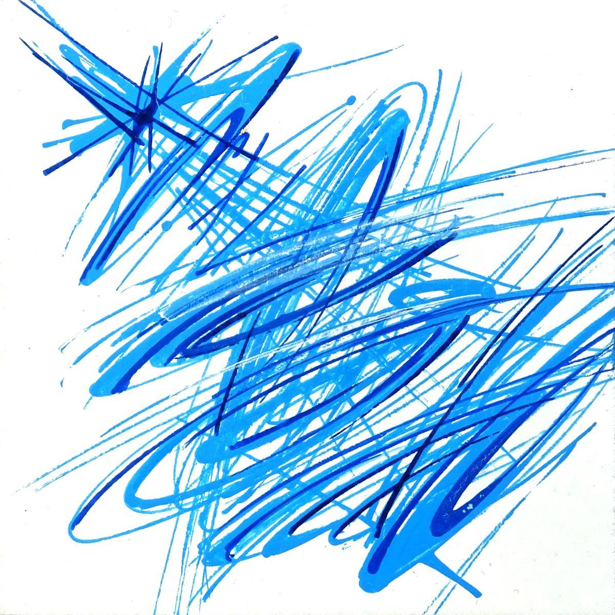 sans titre 
 2019-086. Peinture acrylique sur bois. 10 x 10 cm. 
2019 – Dominique Vial