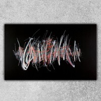 sans titre 
 2019-093. Peinture acrylique sur bois. 66 x 40.4 cm. 
2019 – Dominique Vial