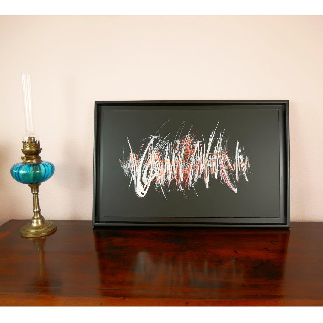 sans titre 
 2019-093. Peinture acrylique sur bois. 66 x 40.4 cm. 
2019 – Dominique Vial