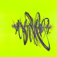 sans titre 
 2019-094. Acrylique et encre à alcool sur bois. 50 x 50 cm. 
2019 – Dominique Vial