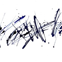 sans titre 
 2019-096. Acrylique sur bois. 60 x 20 cm. 
2019 – Dominique Vial