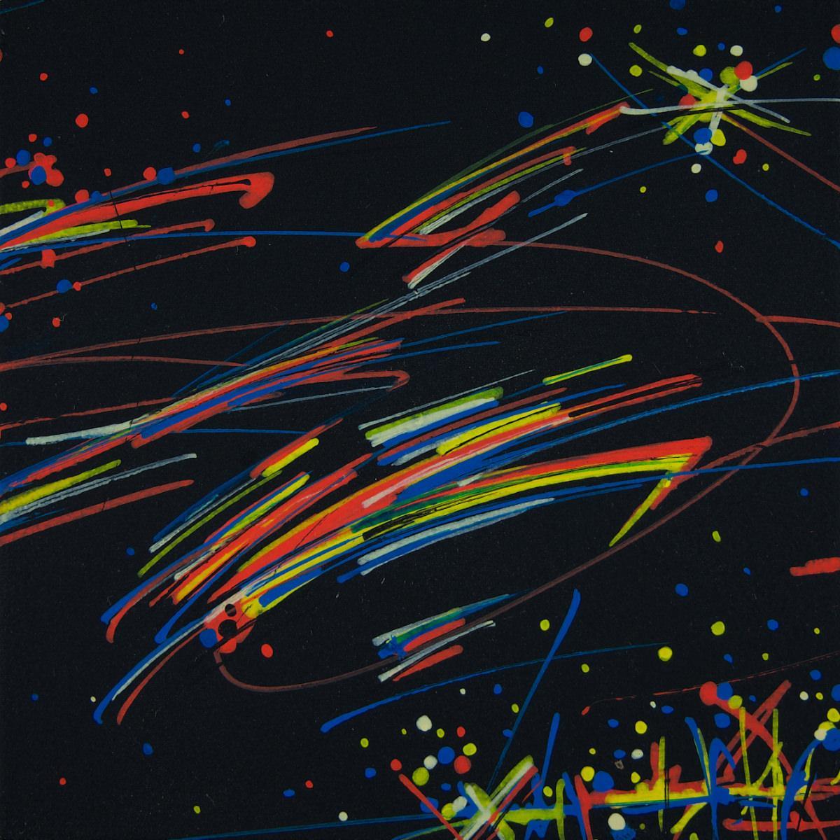 sans titre 
 2020-001. Peinture acrylique sur bois, polyptyque de 5 carrés 10x10. 50 x 10 cm. 
2020 – Dominique Vial