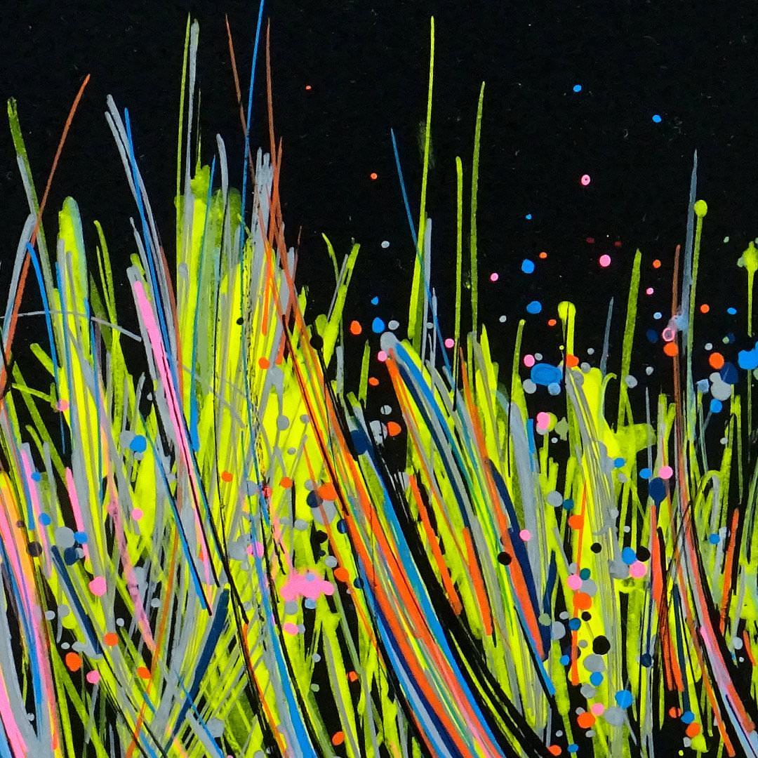 sans titre 
 2020-002. Peinture acrylique sur bois. 20 x 20 cm. 
2020 – Dominique Vial