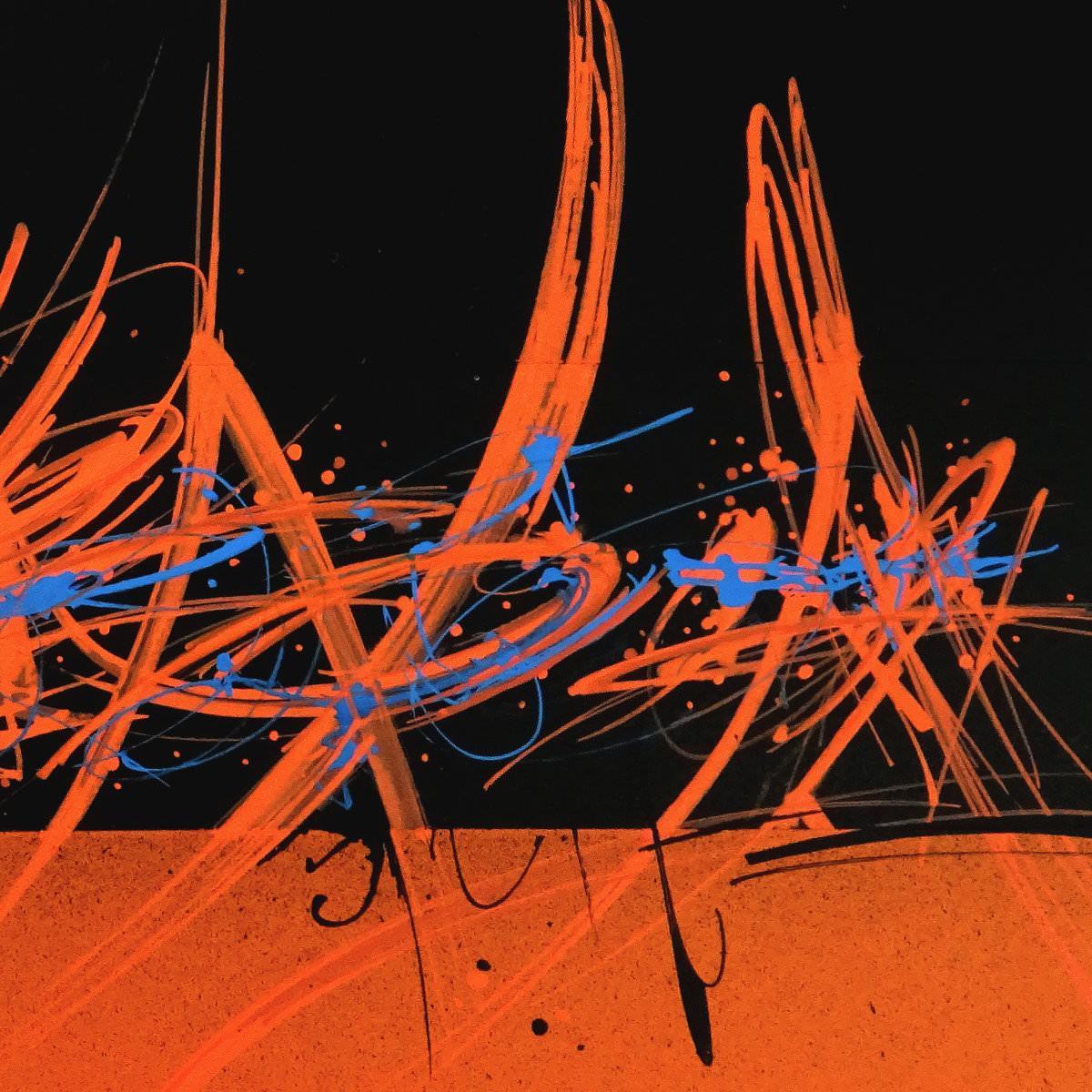 sans titre 
 2020-003. Peinture acrylique sur bois. 30 x 20 cm. 
2020 – Dominique Vial