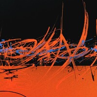 sans titre 
 2020-003. Peinture acrylique sur bois. 30 x 20 cm. 
2020 – Dominique Vial