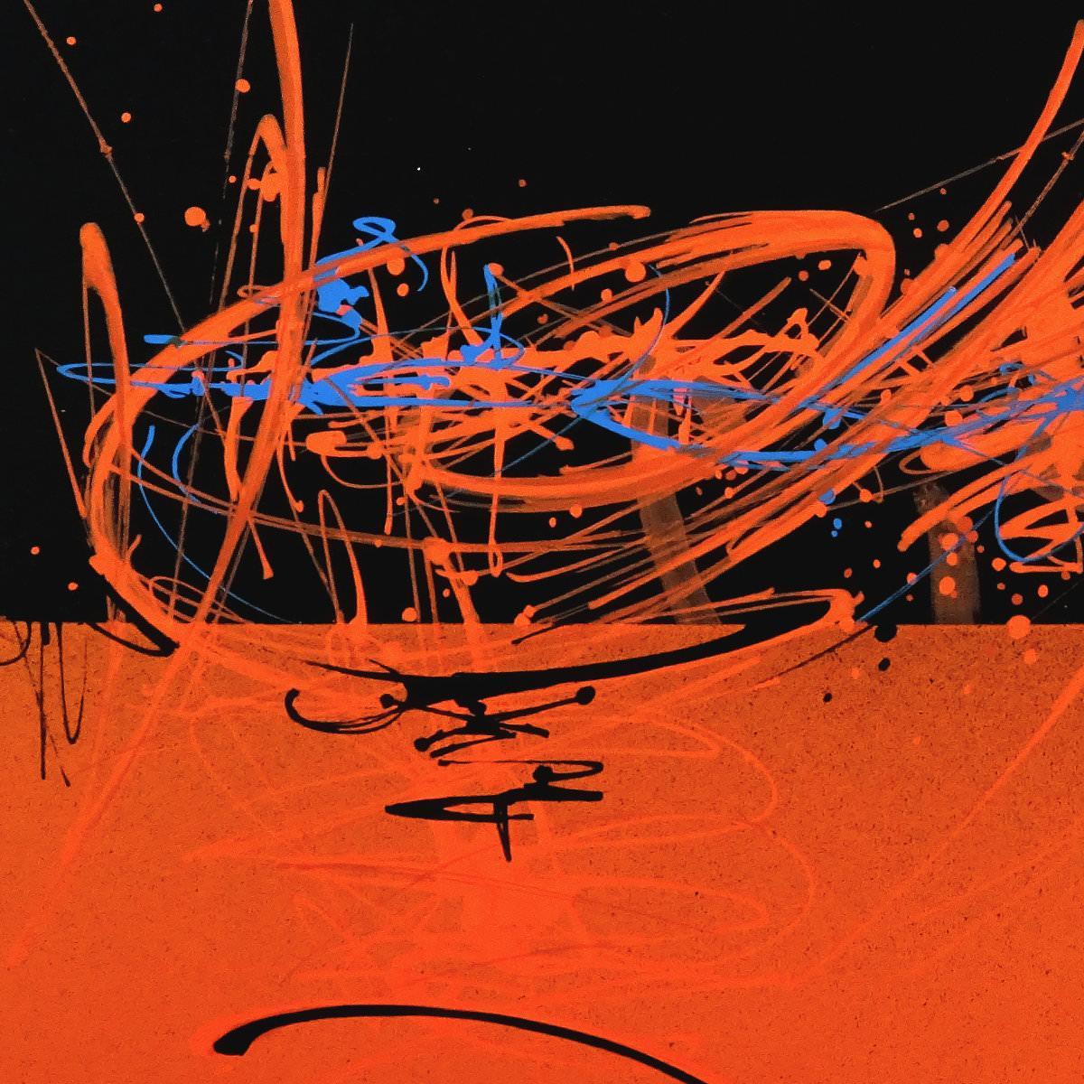 sans titre 
 2020-003. Peinture acrylique sur bois. 30 x 20 cm. 
2020 – Dominique Vial