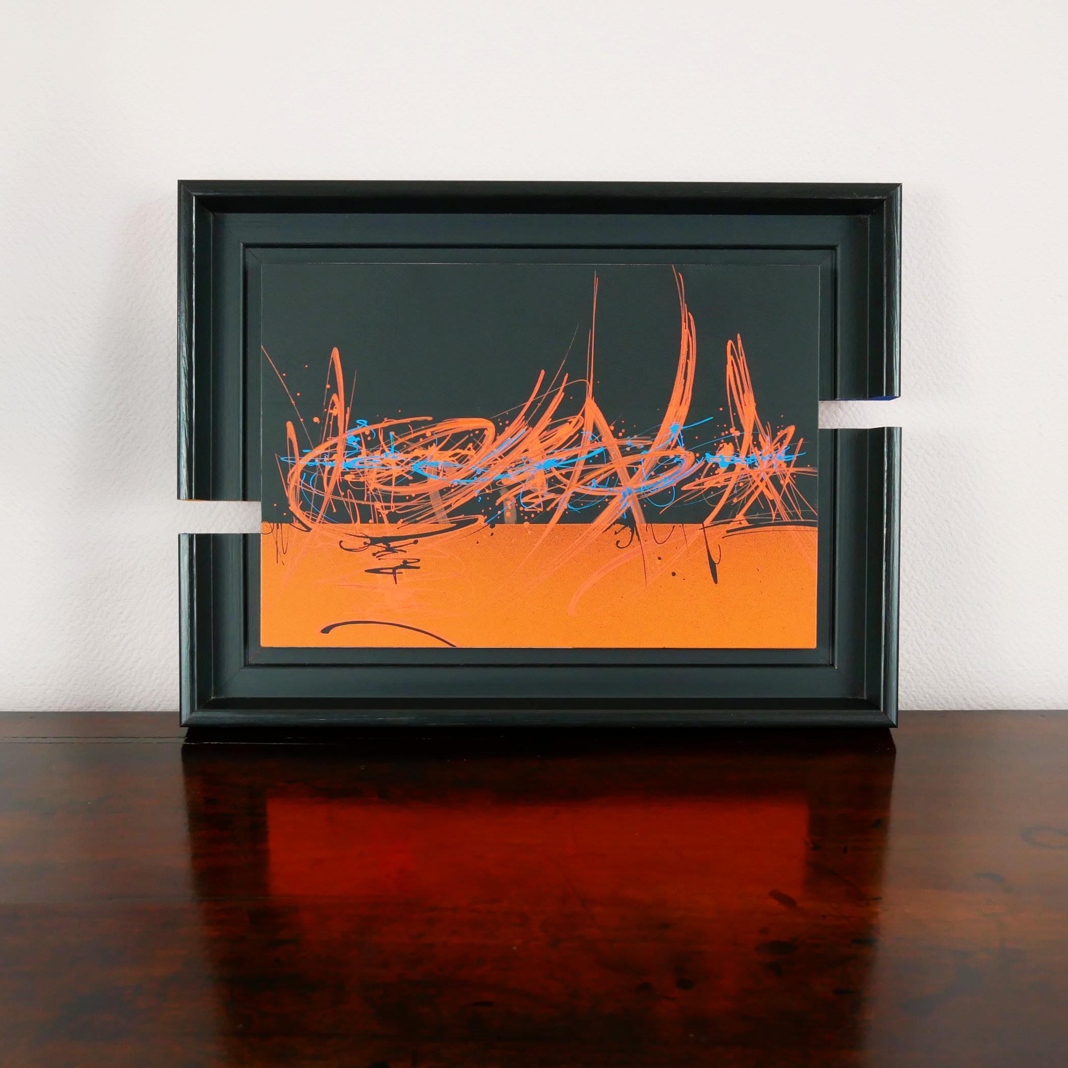 sans titre 
 2020-003. Peinture acrylique sur bois. 30 x 20 cm. 
2020 – Dominique Vial