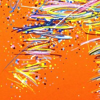 sans titre 
 2020-004. Peinture acrylique sur bois. 20 x 20 cm. 
2020 – Dominique Vial