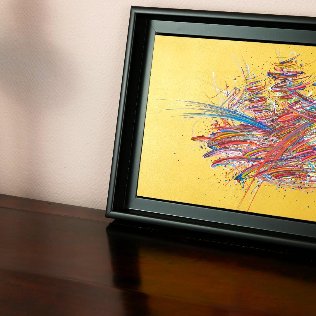 sans titre 
 2020-006. Peinture acrylique sur bois. 62 x 22 cm. 
2020 – Dominique Vial