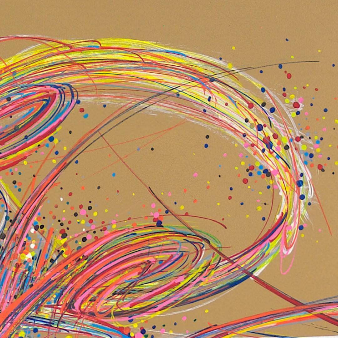 sans titre 
 2020-006. Peinture acrylique sur bois. 62 x 22 cm. 
2020 – Dominique Vial