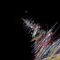 sans titre 
 2020-007. Peinture acrylique sur bois. 50 x 50 cm. 
2020 – Dominique Vial