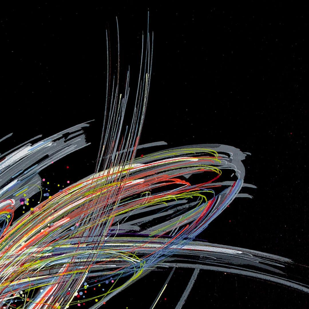 sans titre 
 2020-007. Peinture acrylique sur bois. 50 x 50 cm. 
2020 – Dominique Vial