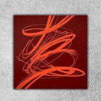 sans titre 
 2020-011. Peinture acrylique sur bois. 10 x 10 cm. 
2020 – Dominique Vial