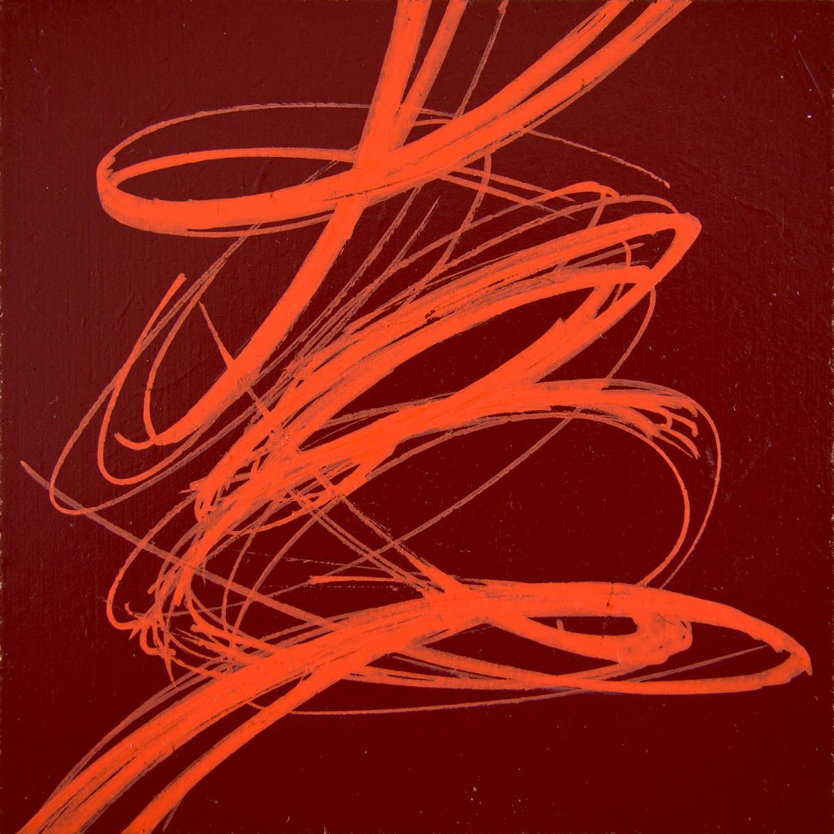 sans titre 
 2020-011. Peinture acrylique sur bois. 10 x 10 cm. 
2020 – Dominique Vial