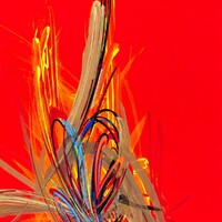 sans titre 
 2020-019. Acrylique et encres à alcool sur bois. 22 x 62 cm. 
2020 – Dominique Vial