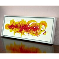 sans titre 
 2020-020. Acrylique sur bois. 40 x 13.7 cm. 
2020 – Dominique Vial