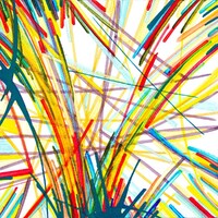 sans titre 
 2020-024. Acrylique et encres à alcool sur bois. 10 x 10 cm. 
2020 – Dominique Vial