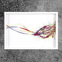 sans titre 
 2020-025. Acrylique, encres à alcool et encre pigmentée sur bois. 32 x 22 cm. 
2020 – Dominique Vial