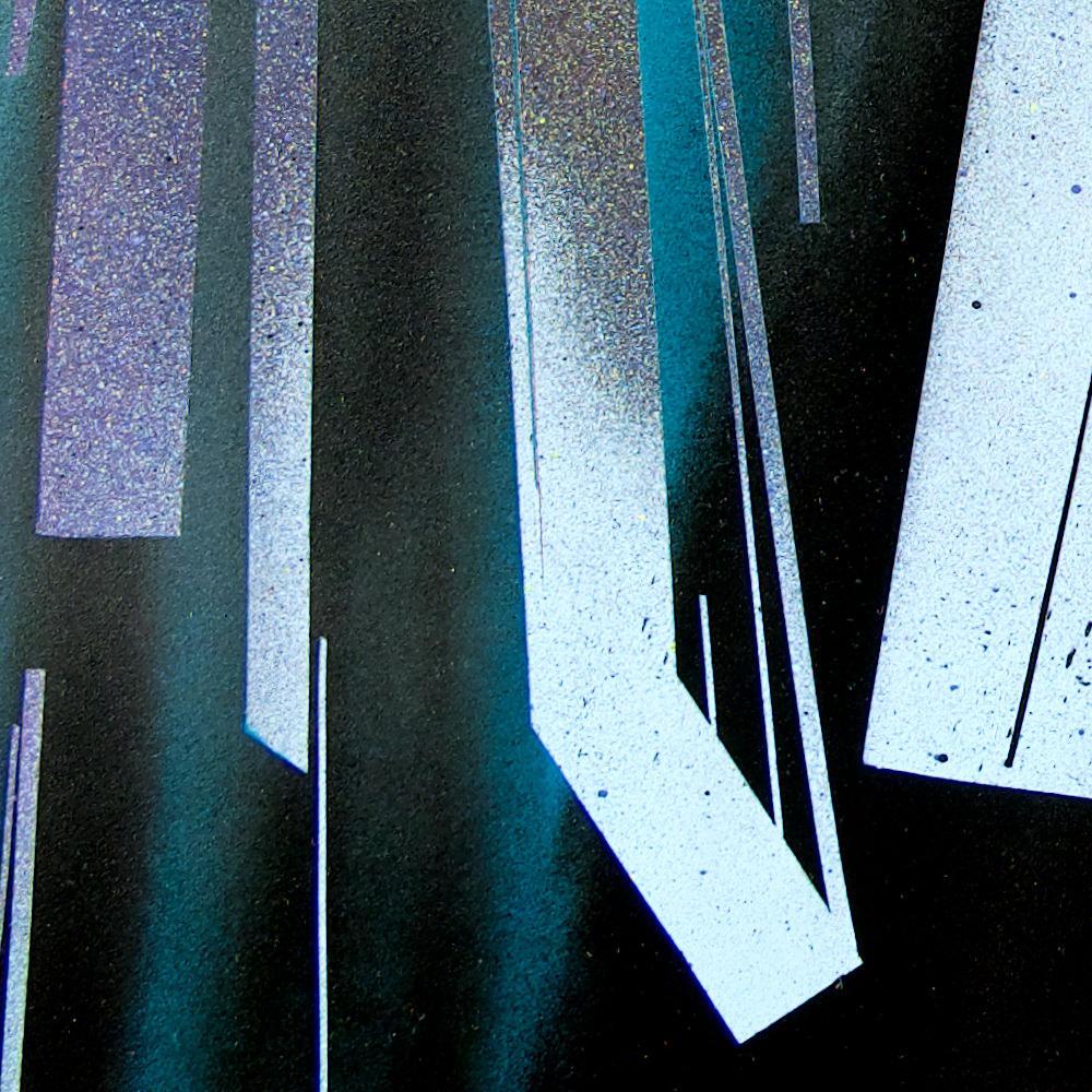 sans titre 
 2021-004. Acrylique sur bois. 81 x 50 cm. 
2021 – Dominique Vial