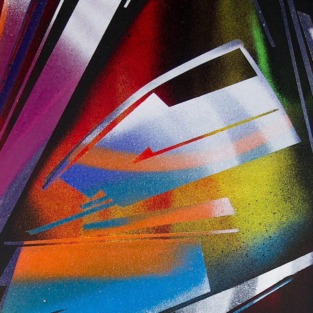 sans titre 
 2021-005. Acrylique sur bois. 80 x 50 cm. 
2021 – Dominique Vial