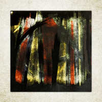 sans titre 
 2023-002. Acrylique et émulsion vinylique sur bois. 40 x 40 cm. 
2023 – Dominique Vial