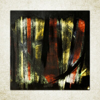 sans titre 
 2023-002. Acrylique et émulsion vinylique sur bois. 40 x 40 cm. 
2023 – Dominique Vial