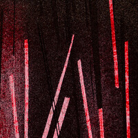 sans titre 
 2023-004. Acrylique et encres à alcool sur bois. 20 x 20 cm. 
2023 – Dominique Vial