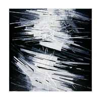 sans titre 
 2023-005. Acrylique et encres à alcool sur bois. 20 x 20 cm. 
2023 – Dominique Vial