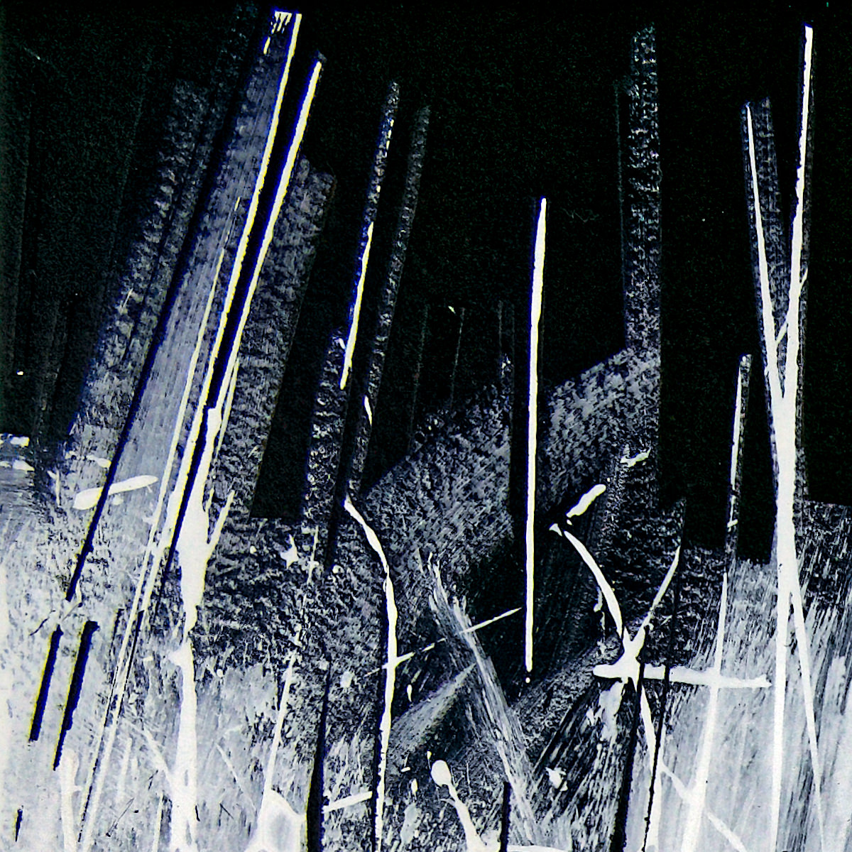 sans titre 
 2023-005. Acrylique et encres à alcool sur bois. 20 x 20 cm. 
2023 – Dominique Vial